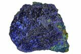 Sparkling Azurite Crystals With Malachite - Laos #107203-1